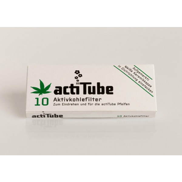 actiTube Aktivkohlefilter 10er Packung Regular 8 mm