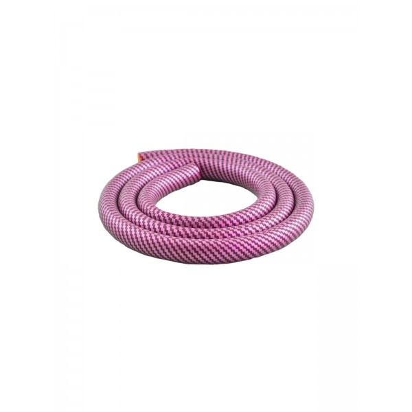 Aladin Silikon Shisha-Schlauch Carbon pink 150 cm