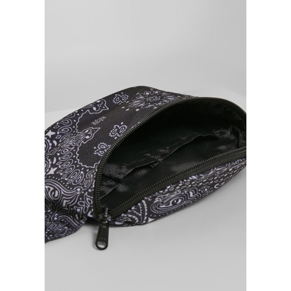 Urban Classics Bandana Print Hip Bag schwarz