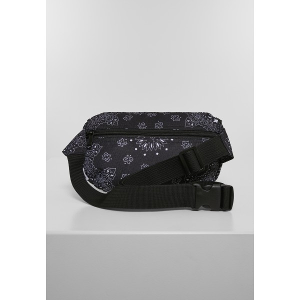 Urban Classics Bandana Print Hip Bag schwarz