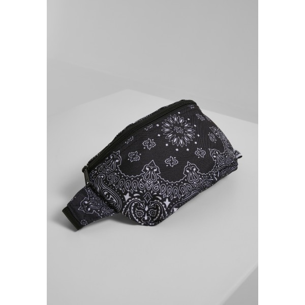 Urban Classics Bandana Print Hip Bag schwarz