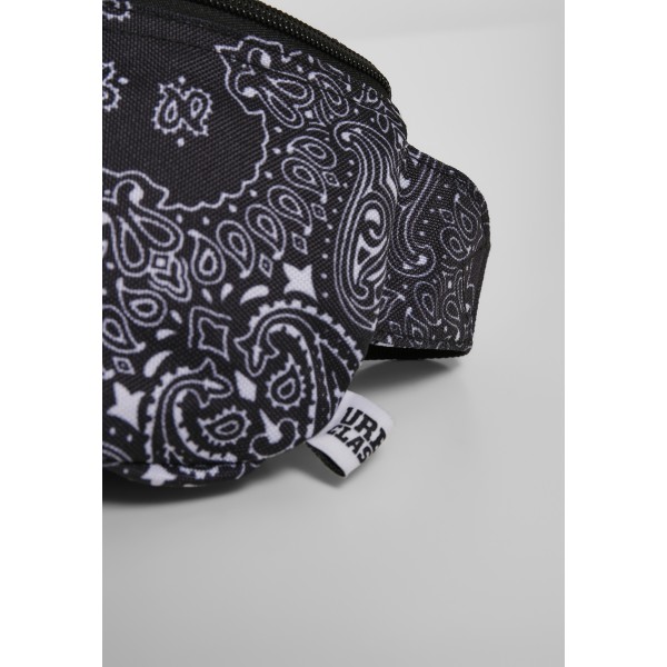 Urban Classics Bandana Print Hip Bag schwarz