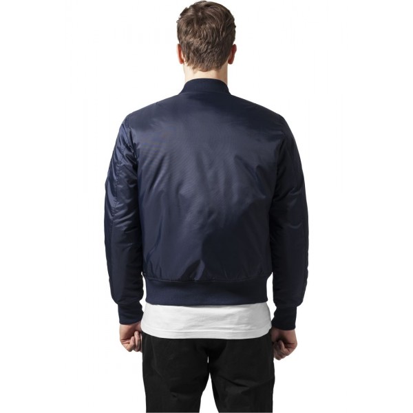 URBAN CLASSICS Basic Bomber Jacke (navy)