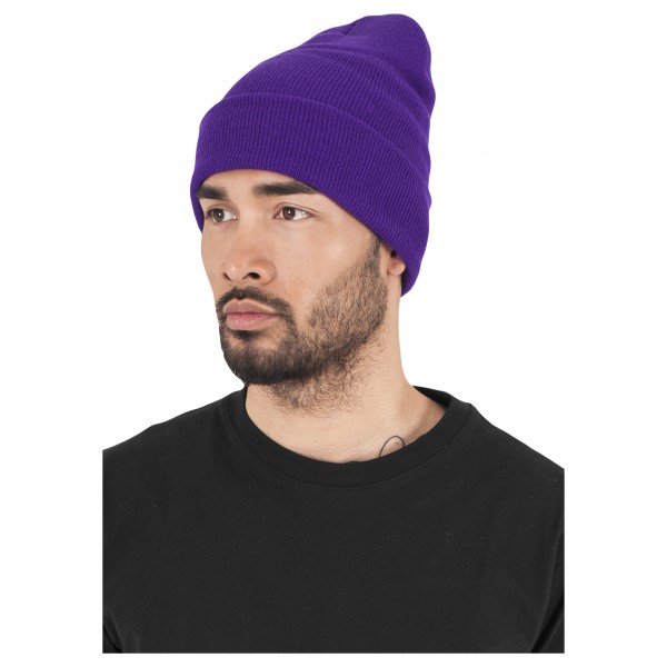 YUPOONG Long Beanie Heavyweight lila