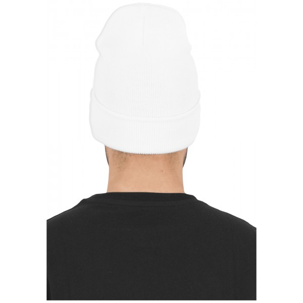 YUPOONG Long Beanie Heavyweight weiß