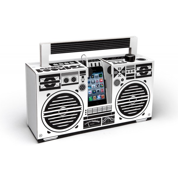 Berlin Boombox Lautsprecher Weiss