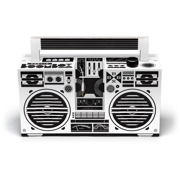 Berlin Boombox Lautsprecher Weiss