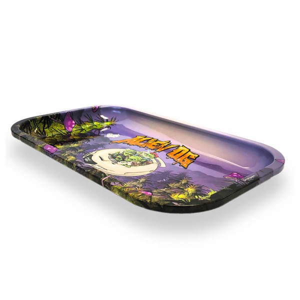Best Buds Alien OG Metal Rolling Tray medium