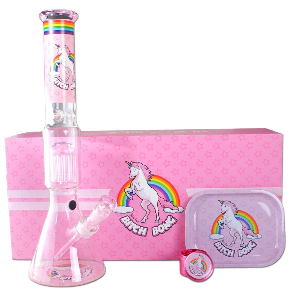 BLACK LEAF Kofferbong Bitch Bong Kolben Armperko