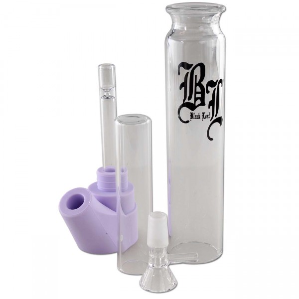 Black Leaf Bird Bong hellgrün