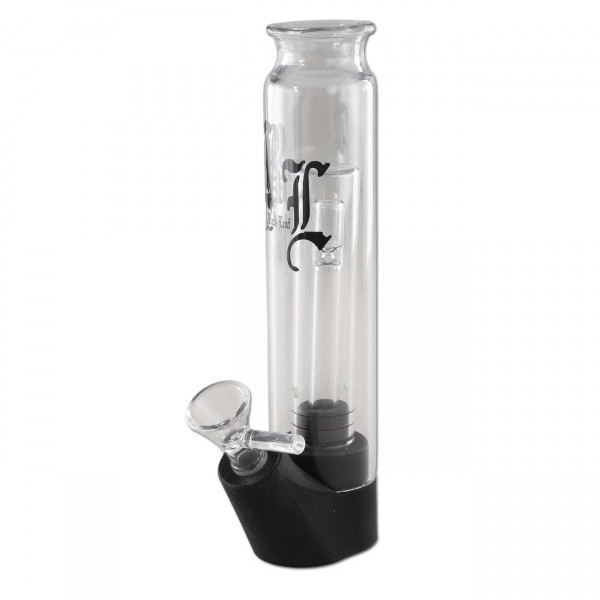 Black Leaf Bird Bong schwarz