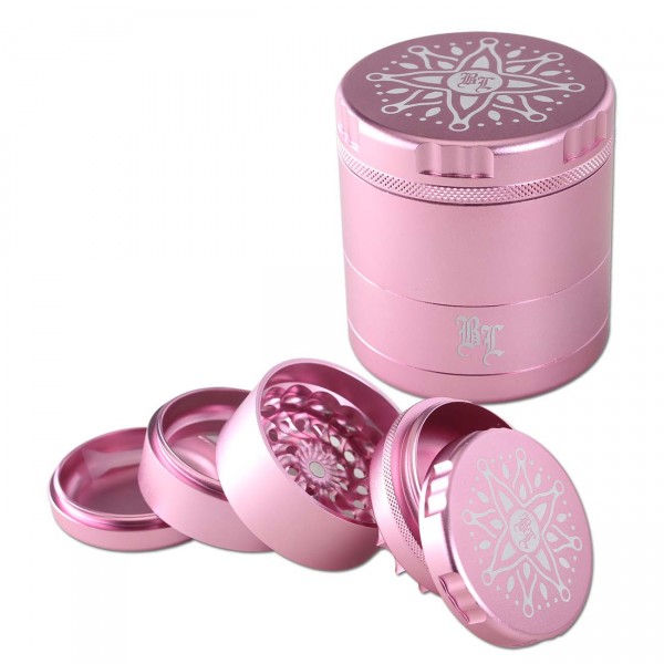 BLACK LEAF CNC-Blumen-Grinder Ø 62 mm 5-teilig pink