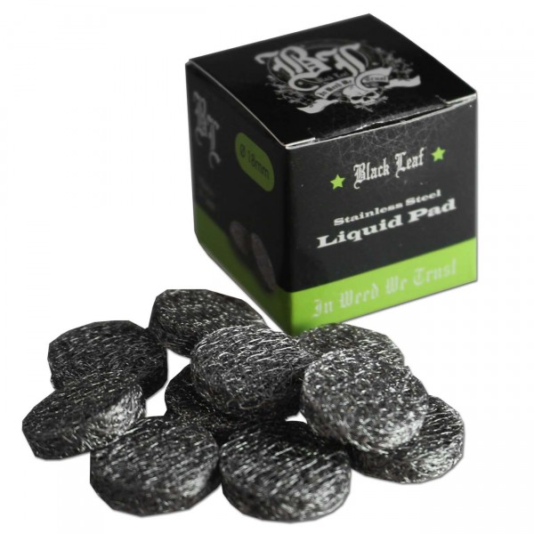 Black Leaf 10 Edelstahl-Tropfkissen 18 mm