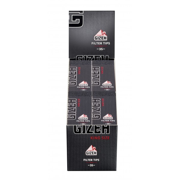 Gizeh Black King Size Slim Filter Tips Heftchen einzeln