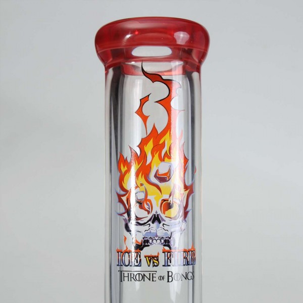 Black Leaf Icebong Fire Throne of Bongs Hals