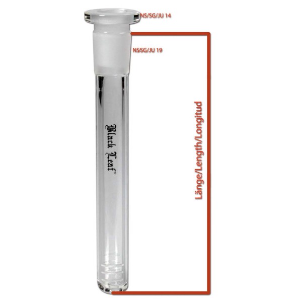 Black Leaf Schlitzdiffusor Chillum mit Innenschliff 14.5>18.8 (16 cm)