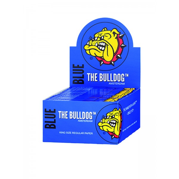 The Bulldog Blue King Size Papers Heftchen einzeln