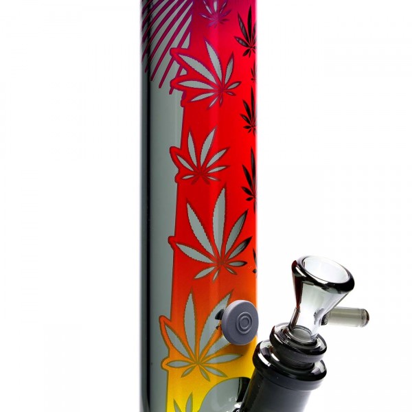 FIRE-FLOW™ X BLACK LEAF Bong UFO Gradient