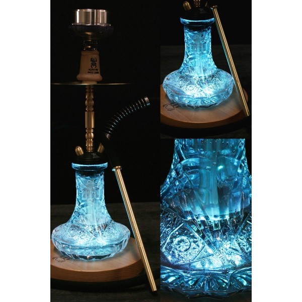 Kaya Shisha Clear Brass 480 Plug-In Gold 2S
