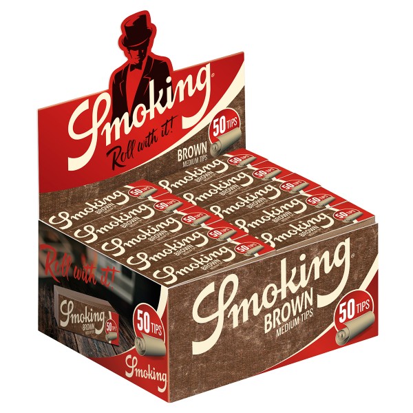 Smoking Brown Rolls + Tips Endlospaper 24er Box