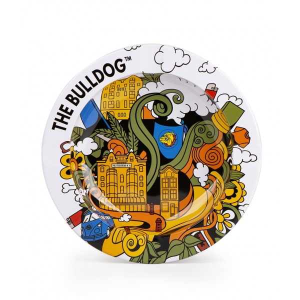 The Bulldog Metallascher Tin Funky Cartoon