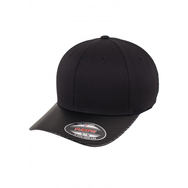 FLEXFIT Carbon Snapback schwarz 