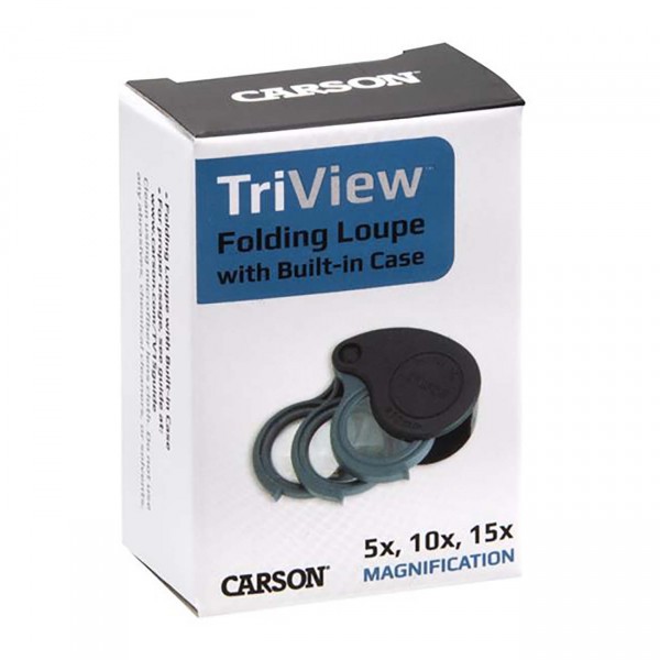 Carson TriView Klapplupe 5x, 10x, 15x