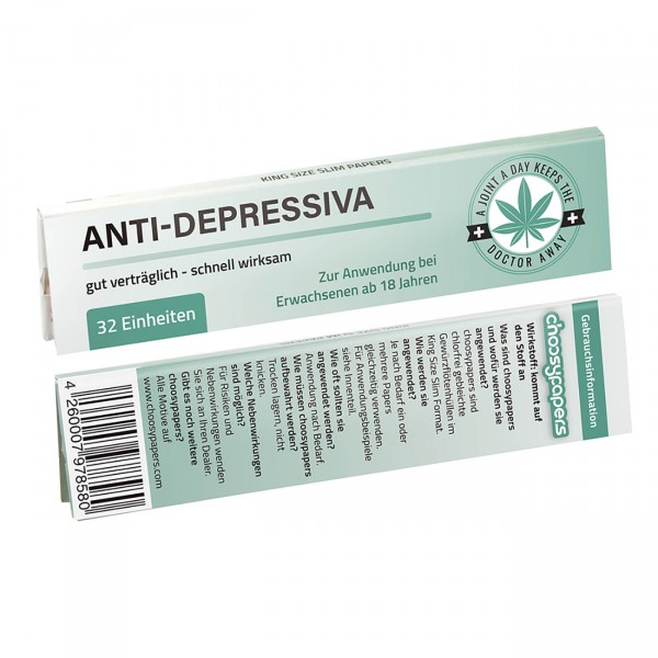 Choosypapers KS Slim "Antidepressiva" Heftchen einzeln