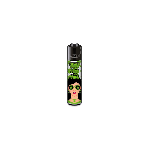 CLIPPER Feuerzeug Girls High as Fuck
