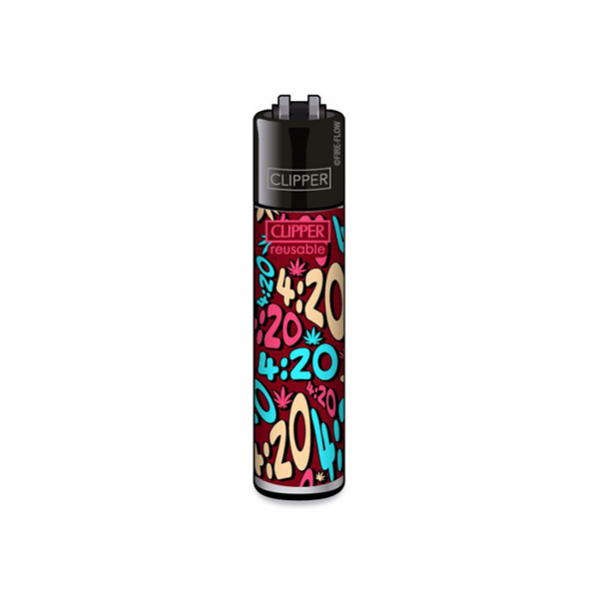 CLIPPER Feuerzeug It's 420 rot