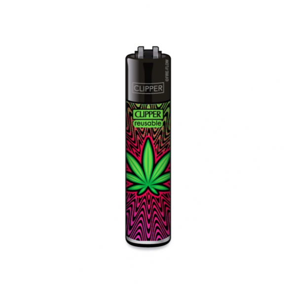 CLIPPER Feuerzeug Trippy Leaves #3