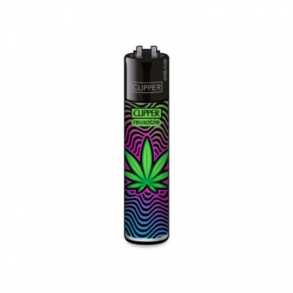 CLIPPER Feuerzeug Trippy Leaves #4