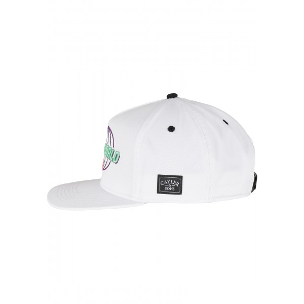 Cayler & Sons Trippy World Cap weiß
