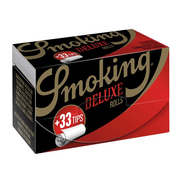 Smoking Deluxe Rolls + Tips Endlospaper 24er Box