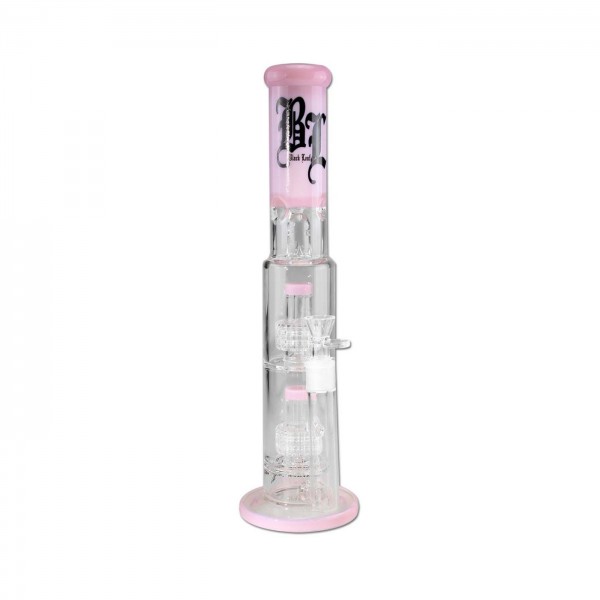 Black Leaf Icebong Double Trommelperkolator 40,5 cm pink