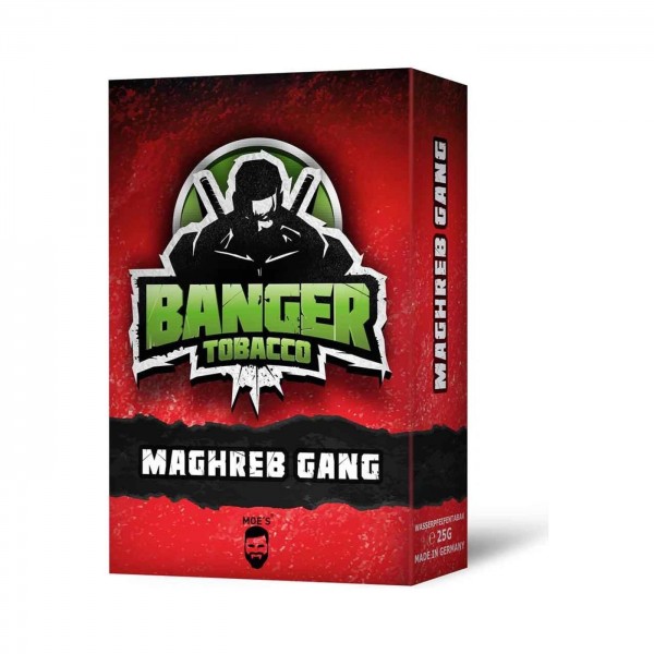 Banger Shishatabak Maghreb Gang 25 g Packung