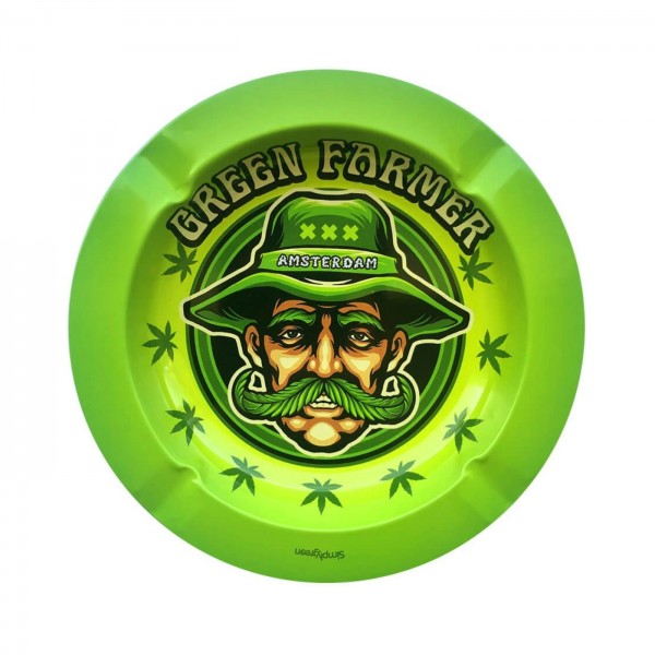 Best Buds Ashtray Green Farmer small