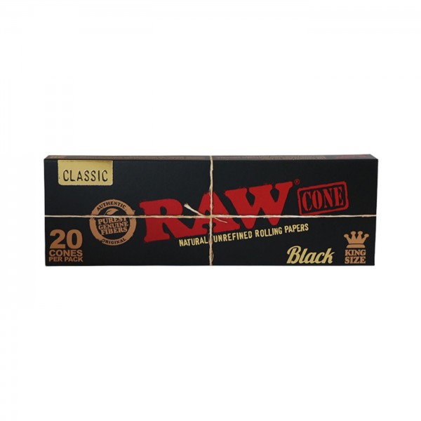 RAW Black Cones KS 20er Packung