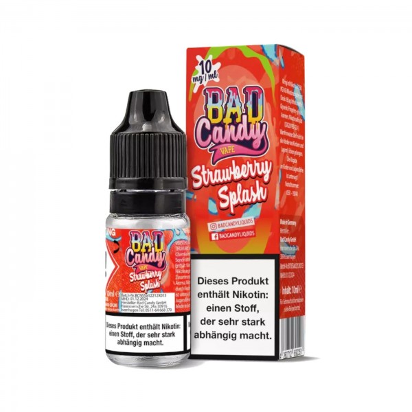 Bad Candy Strawberry Splash Nikotinsalz Liquid