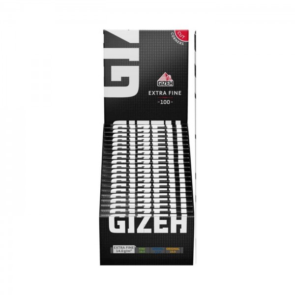 Gizeh Black Extra Fine Regular Papers mit Magnet Heftchen einzeln