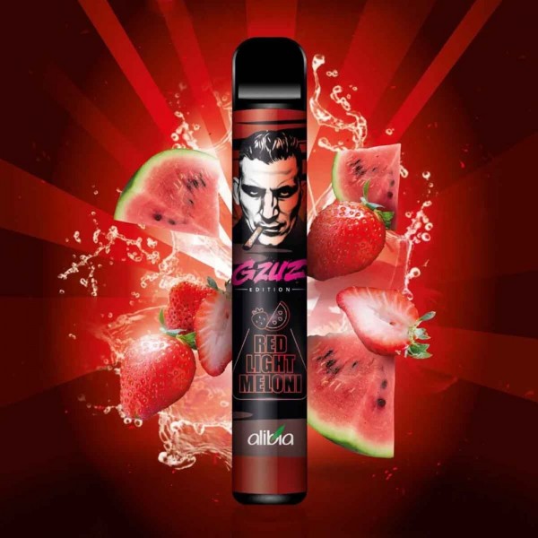 GZUZ Vape "Redlight Meloni" Einweg E-Zigarette 20 mg