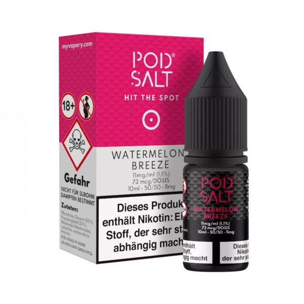 Pod Salt Watermelon Breeze Nikotinsalz Liquid