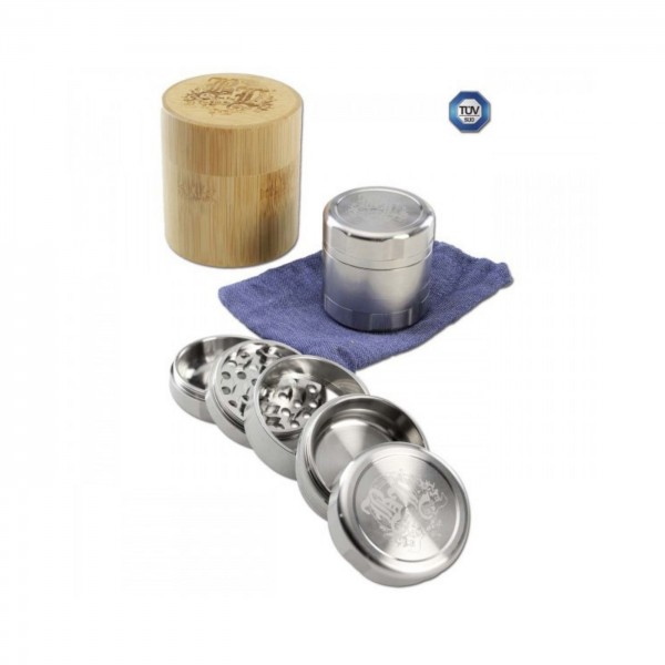 'BL' Edelstahl Deluxe Grinder 5-tlg. Ø 49 mm