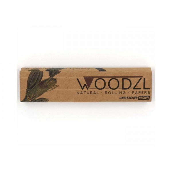 Woodzl Unbleached Brown King Size Papers + Tips 24er