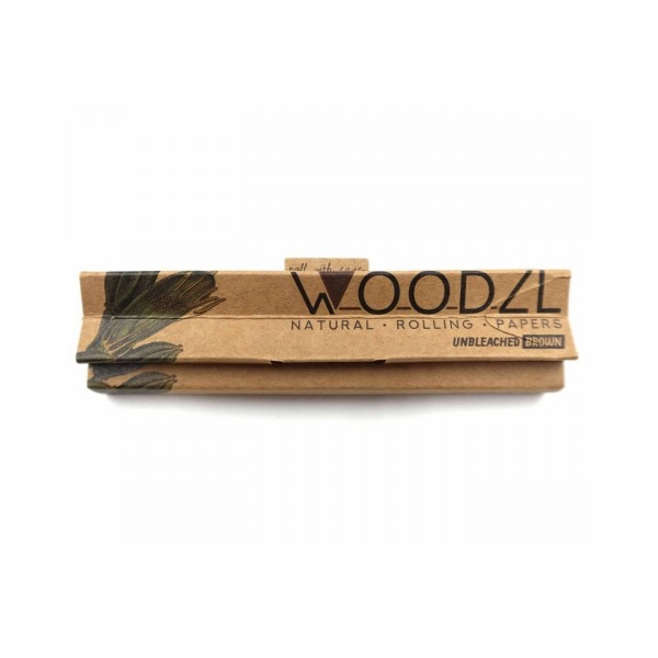 Woodzl Unbleached Brown King Size Papers + Tips 24er