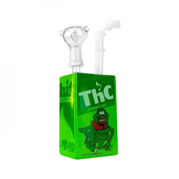 Juice Glass Bong Cartoon "THC Frog" 19 cm