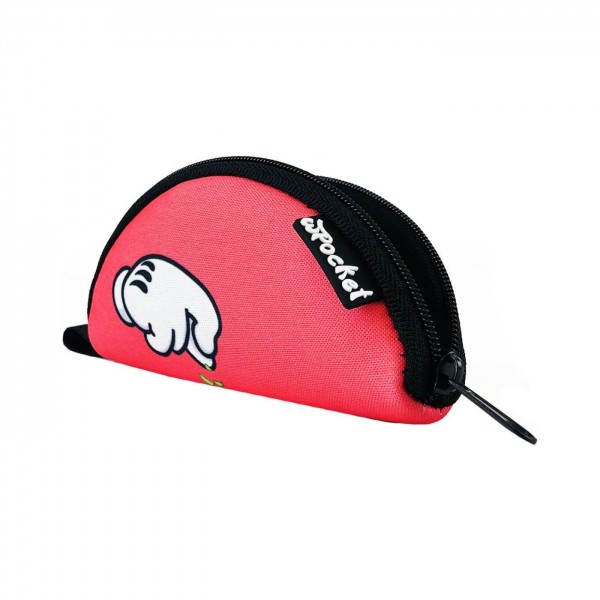 wPocket Rolling Tray Bag "Mickey" pink