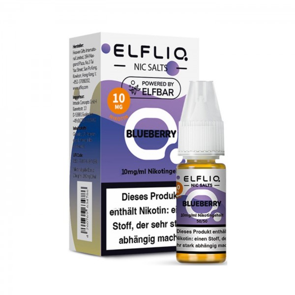 ELFBAR Elfliq Blueberry Nikotinsalz Liquid 10ml