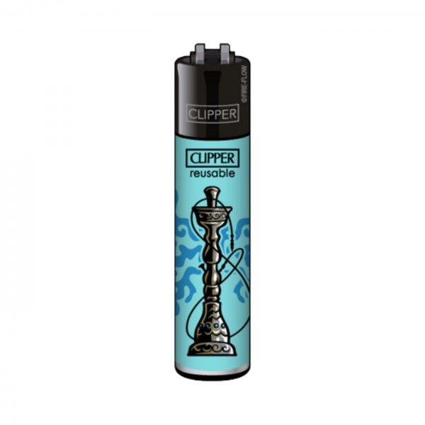 CLIPPER Feuerzeug Shisha blau