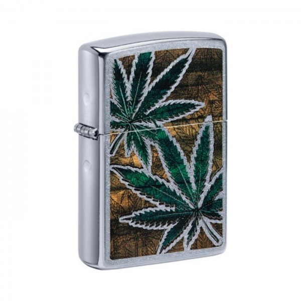 Zippo Feuerzeug Cannabis Design Leaves